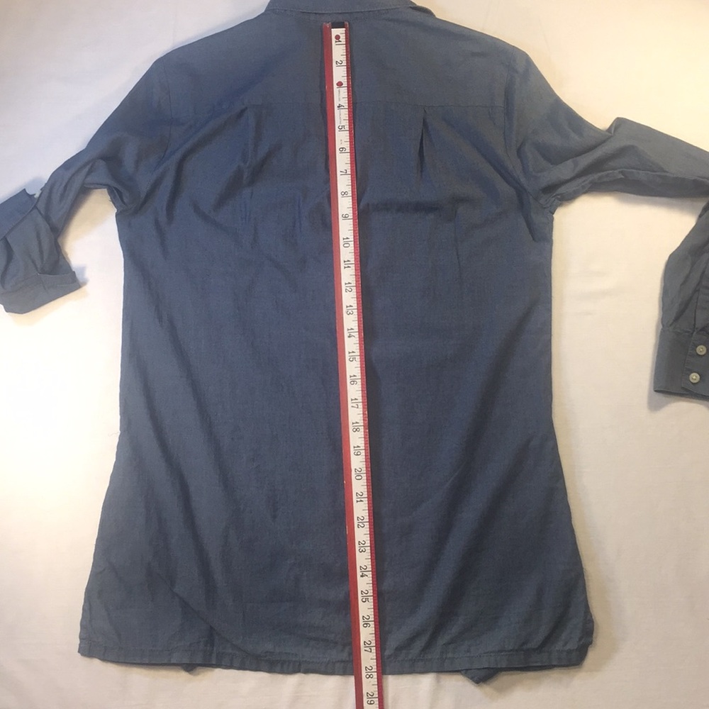 Banana republic cotton rolls sleeve shirt sz small - Picture 7 of 8